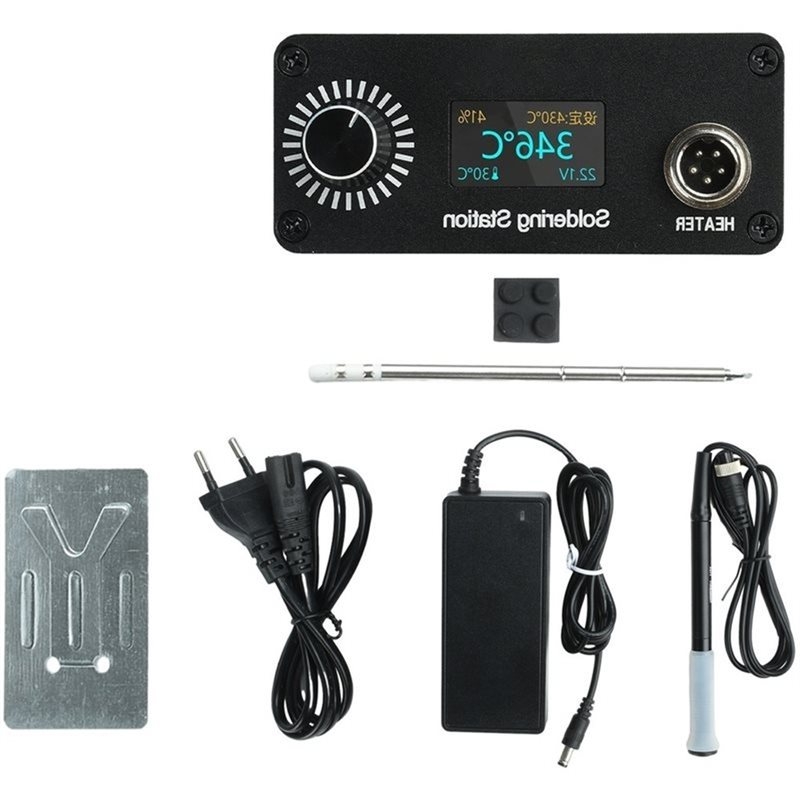 Soldering Station T12 Oled - 【A56X】Портативная мини-цифровая паяльная станция T12 для