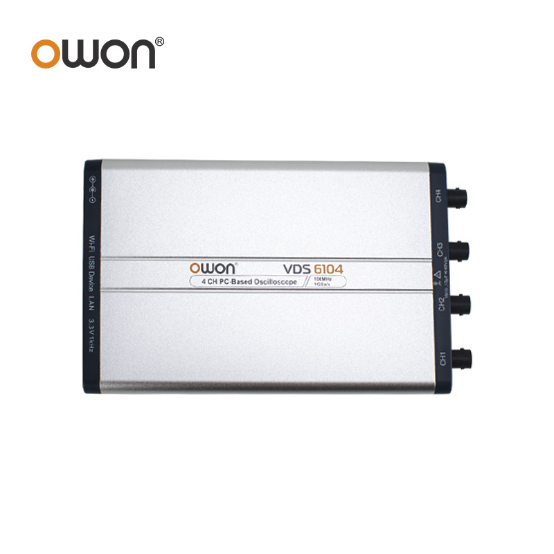 Digital Storage Oscilloscope 100Mhz 4Ch - OWON VDS6074 VDS6104 виртуальный ПК цифровой